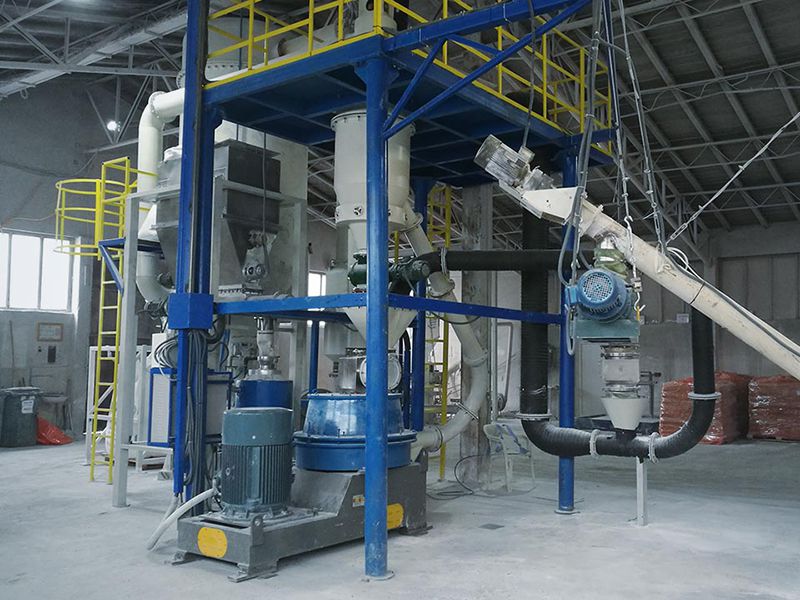 Ligne de Production de Broyage à Boulets avec Classification et Modification de Carbonate de Calcium Lourd d'une Usine Minérale en Serbie